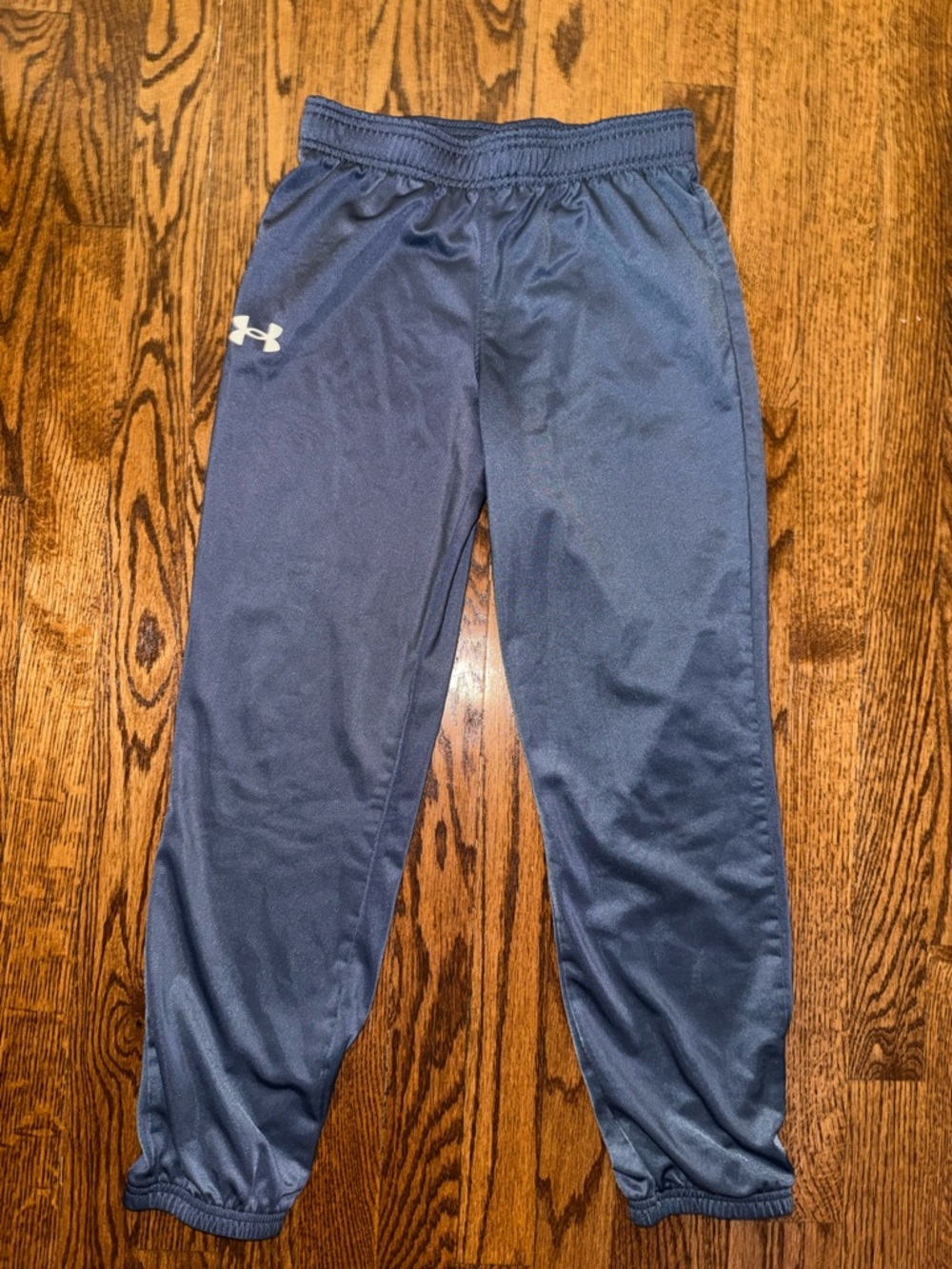 Under Armour Boys Navy Blue Athletic Joggers